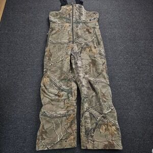 Gander Mountain Guide Series Bibs Youth Large Realtree Camo Insulated Hunting